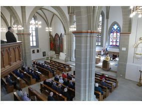 Festgottesdienst für die Kommunionjubilare an Ostermontag (Foto: Karl-Franz Thiede)